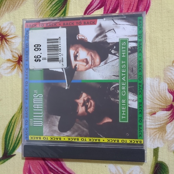 Hank Williams Jr. & Hank Williams THEIR GREATEST HITS CD / 1994 PolyGram Records - Picture 4 of 4